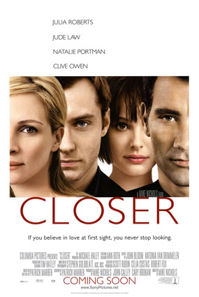 Closer (2004) – a diary of the unprofessional storyteller